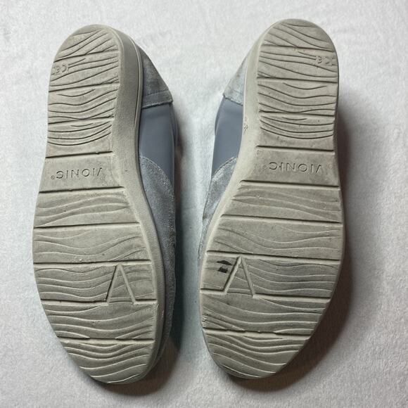 Vionic Karigan Gray Suede Sneakers Size 8.5 - Picture 5 of 7